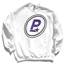 画像1: the poem "OVAL P." Print Sweat Shirt　WHITE　size XL, 2XL (1)