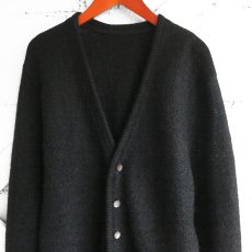 画像5: 1960's U.S.A. Alpaca Wool Knit Cardigan　BLACK　size M(表記M) (5)