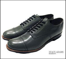 画像1: STACY ADAMS "MADISON LOW" OLIVE Leather Shoes size 9D (27 cm) (1)