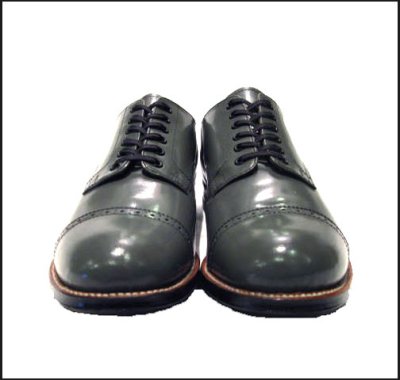 画像1: STACY ADAMS "MADISON LOW" OLIVE Leather Shoes size 9D (27 cm)