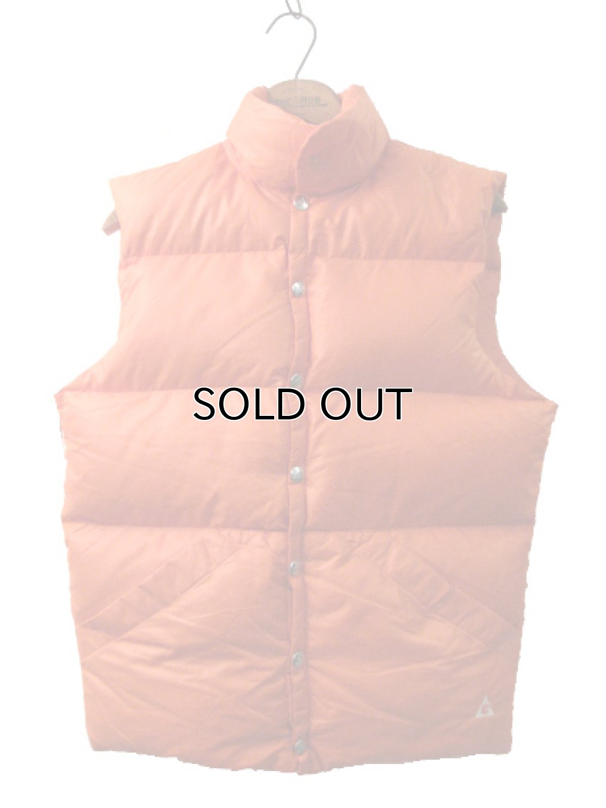 画像3: 1980's "GERRY" ダウンベスト Orange リップストップ (3)