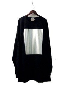 画像3: " Note and Pen the poem  "ポエムのTee"  ビッグTee "四角"　 BLACK　size XL / XXL (3)