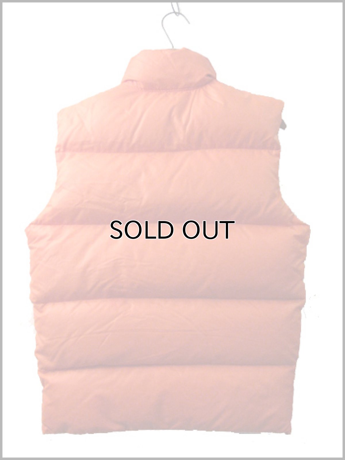 画像2: 1980's "GERRY" ダウンベスト Orange リップストップ (2)