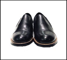 画像3: STACY ADAMS "MADISON SIDE GOA" Leather Shoes BLACK (3)