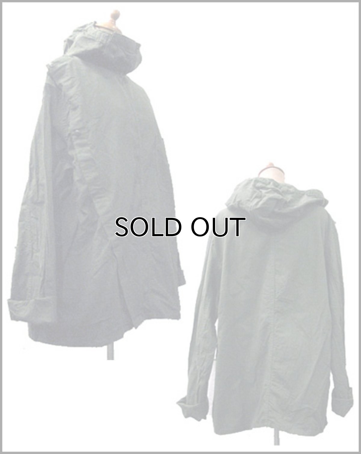 画像2: 1960's French Military "Mechanic" Cover Shirts　size M - L (2)