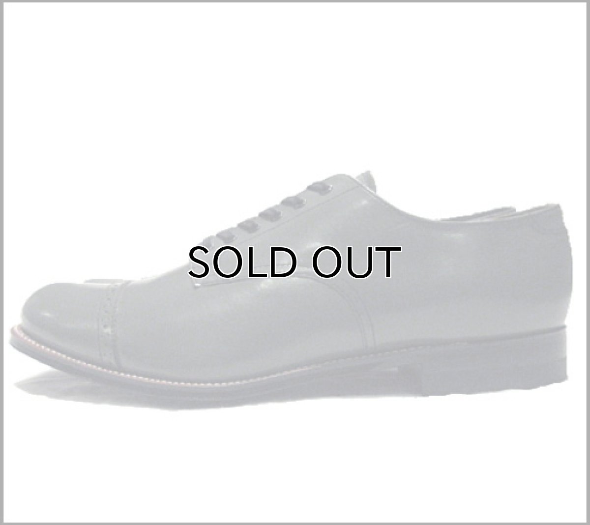 画像2: STACY ADAMS "MADISON LOW" Leather Shoes STEAL GREY 9 1/2 (2)