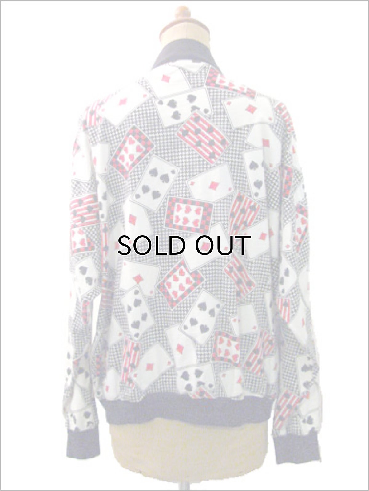 画像2: 1980's L'ERU VIVE "Trump Fabric" Cotton Jacket　size M (2)