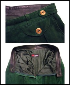 画像3: 1980's "Zeiler" Nubuck Tirol Shorts Green　w  inch (3)