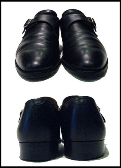 画像2: JHON LOBB PARIS " Fould " Monk Strap Leather Shoes size 8 1/2 D
