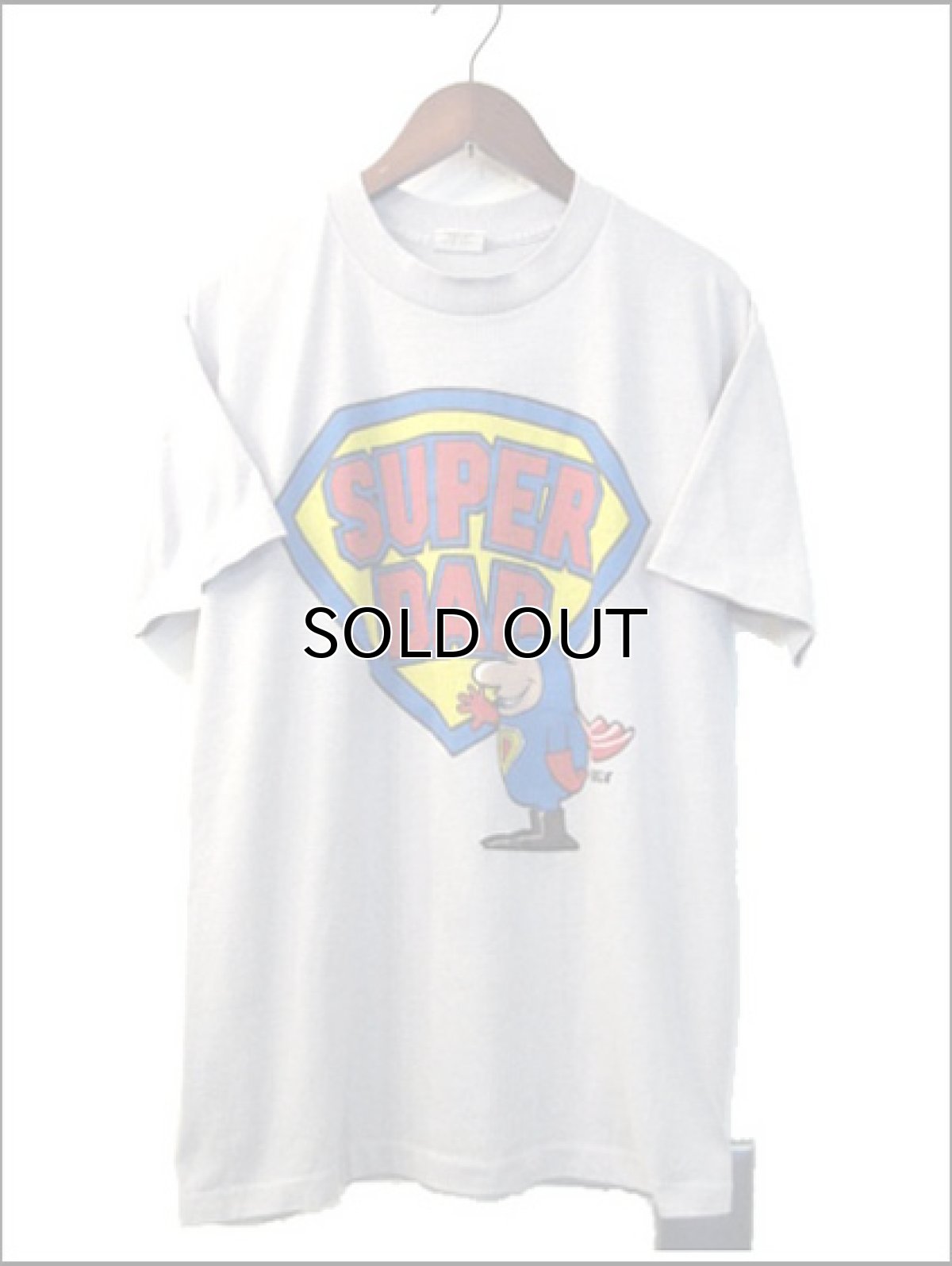 画像1: 1980's "SUPER DAD" Tee made in USA　size M (1)