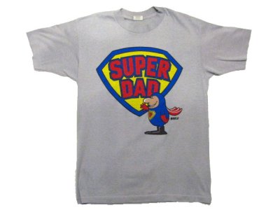 画像1: 1980's "SUPER DAD" Tee made in USA　size M