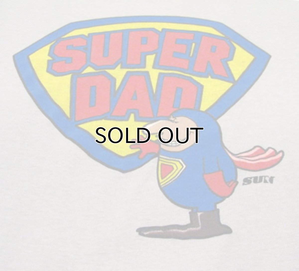 画像2: 1980's "SUPER DAD" Tee made in USA　size M (2)