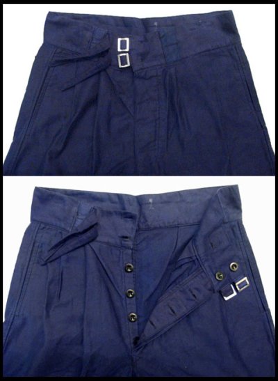 画像2: 1960's Italian Military Gurkha Shorts Navy　w 32 inch