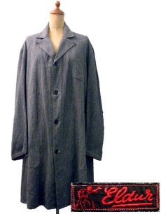 画像1: 1950's French Salt and Pepper Atelier Coat　size M (1)