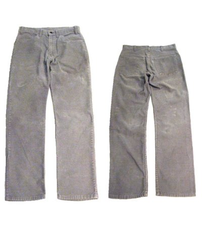 画像1: 1980's Levi's 519 Corduroy Pants color : Grey size w 32 inch