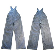 画像5: 1950's "H.D.Lee" Pin Stripe Overall "ロングL ボタン" (5)