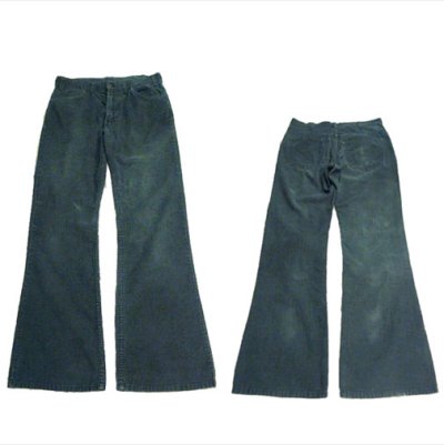 画像1: 1970's Levi's 646 Corduroy Pants color : Green size w 33 inch