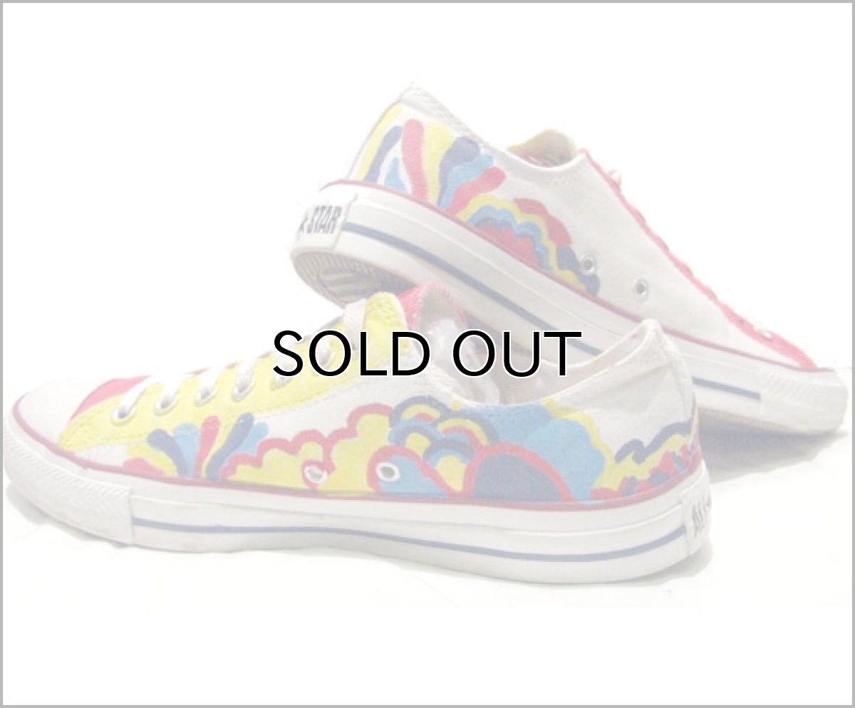 画像2: 00's~ CONVERSE ALL STAR OX. Hand Paint Shoes　size 9 1/2 (2)