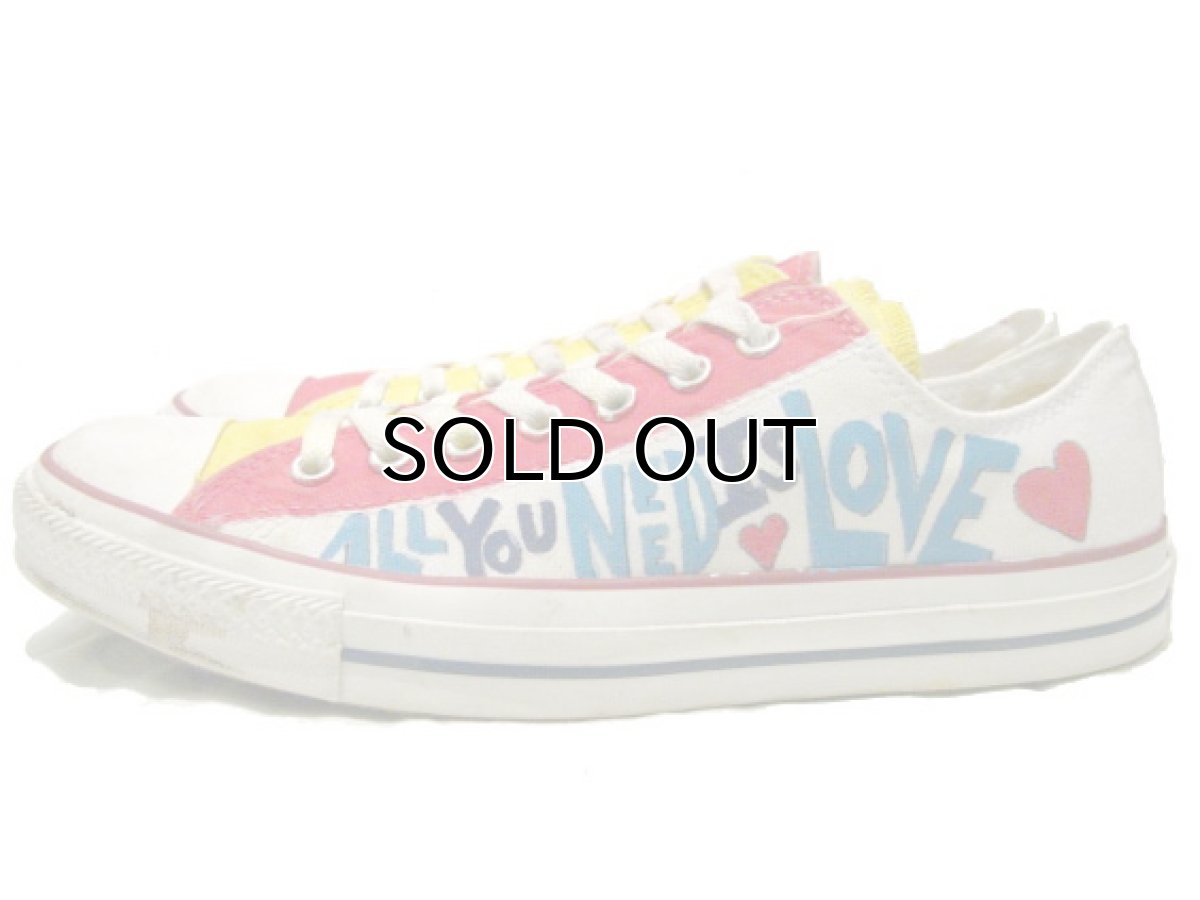 画像4: 00's~ CONVERSE ALL STAR OX. Hand Paint Shoes　size 9 1/2 (4)