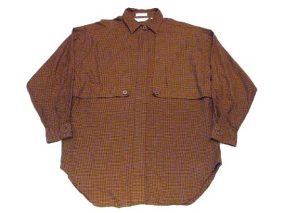 画像1: 1990's~ " JHON HENRY " Design Check Shirts　size L (表記 M)