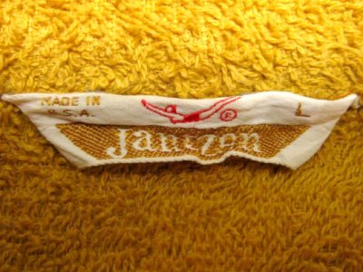 画像3: 1960-70's~ " Jantzen " Cotton Pile Beach Shirts　size L (表記 L)