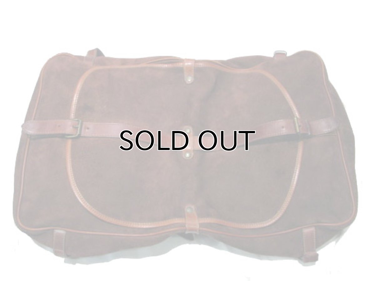 画像4: OLD "EMPORIO ARMANI" Suede Leather Shoulder Bag BROWN (4)