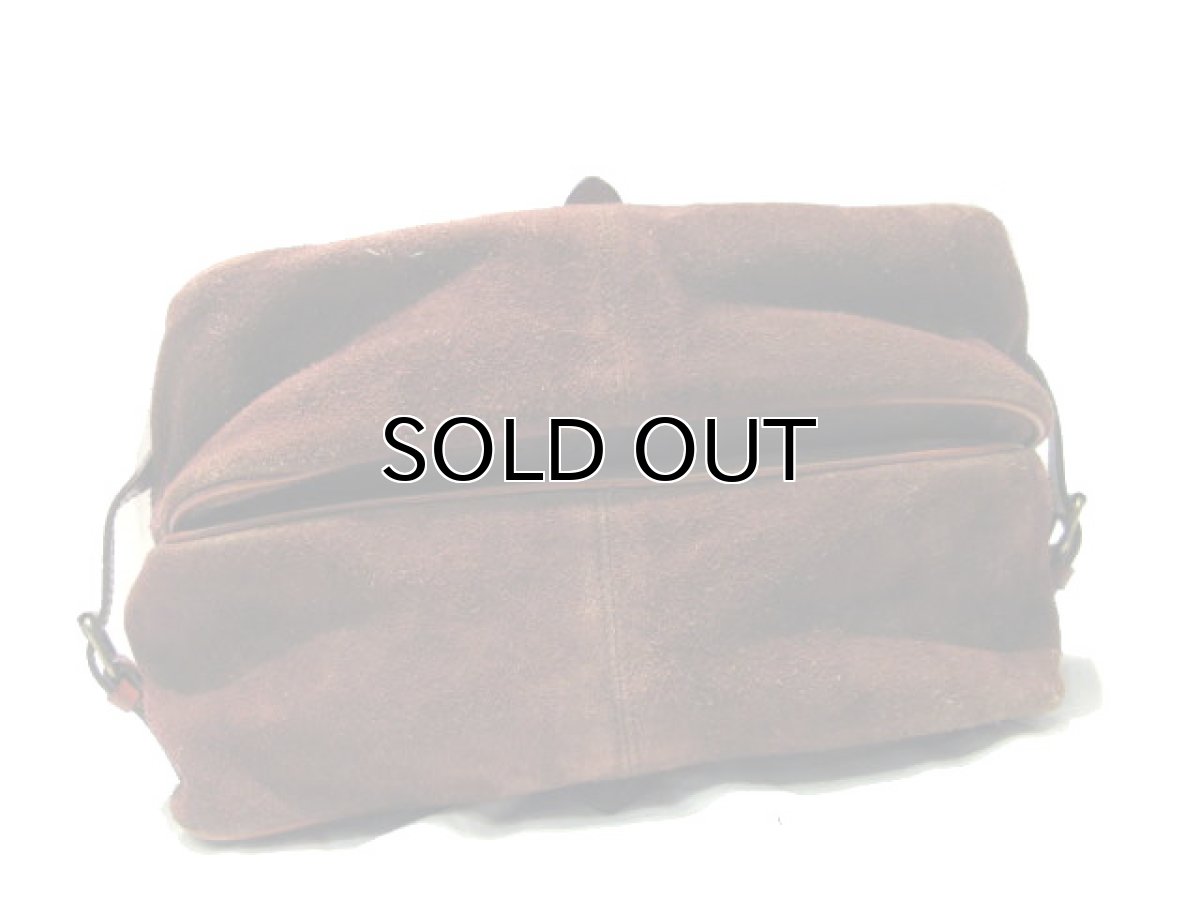 画像3: OLD "EMPORIO ARMANI" Suede Leather Shoulder Bag BROWN (3)