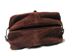 画像3: OLD "EMPORIO ARMANI" Suede Leather Shoulder Bag　BROWN (3)