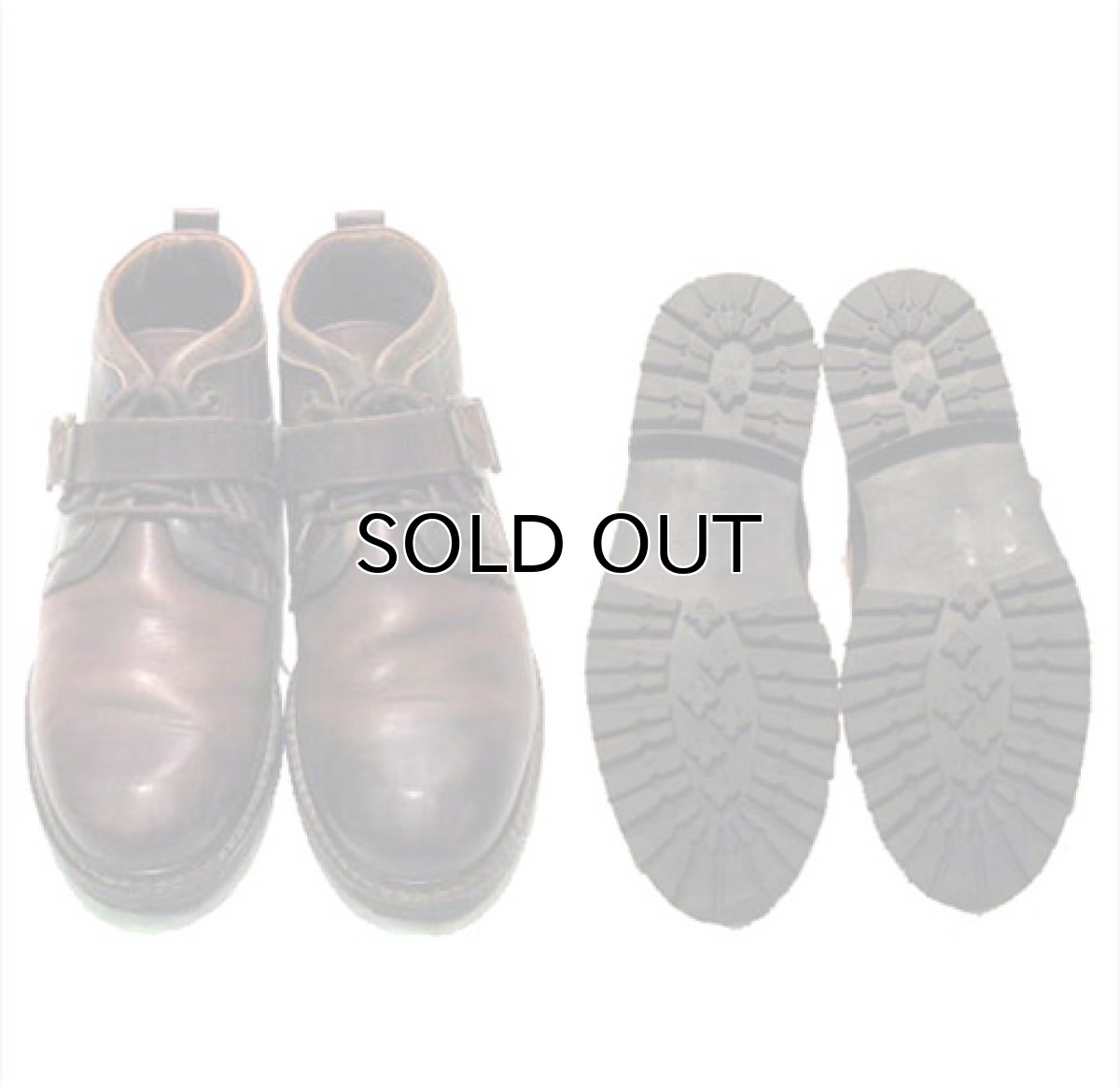 画像2: JOHNSTON & MURPHY Leather Short Boots made in Italy　size 10 (2)