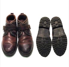 画像2: JOHNSTON & MURPHY Leather Short Boots made in Italy　size 10 (2)