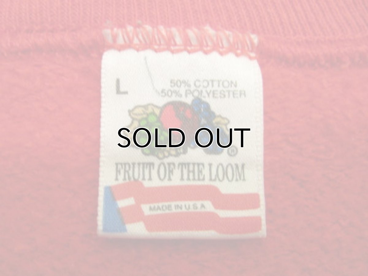 画像3: 1980's "WHITE CRANE TAI CHI CLUB" Print Sweat Shirts 赤 size M (表記L) (3)