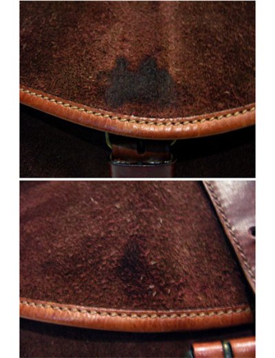 画像3: OLD "EMPORIO ARMANI" Suede Leather Shoulder Bag　BROWN