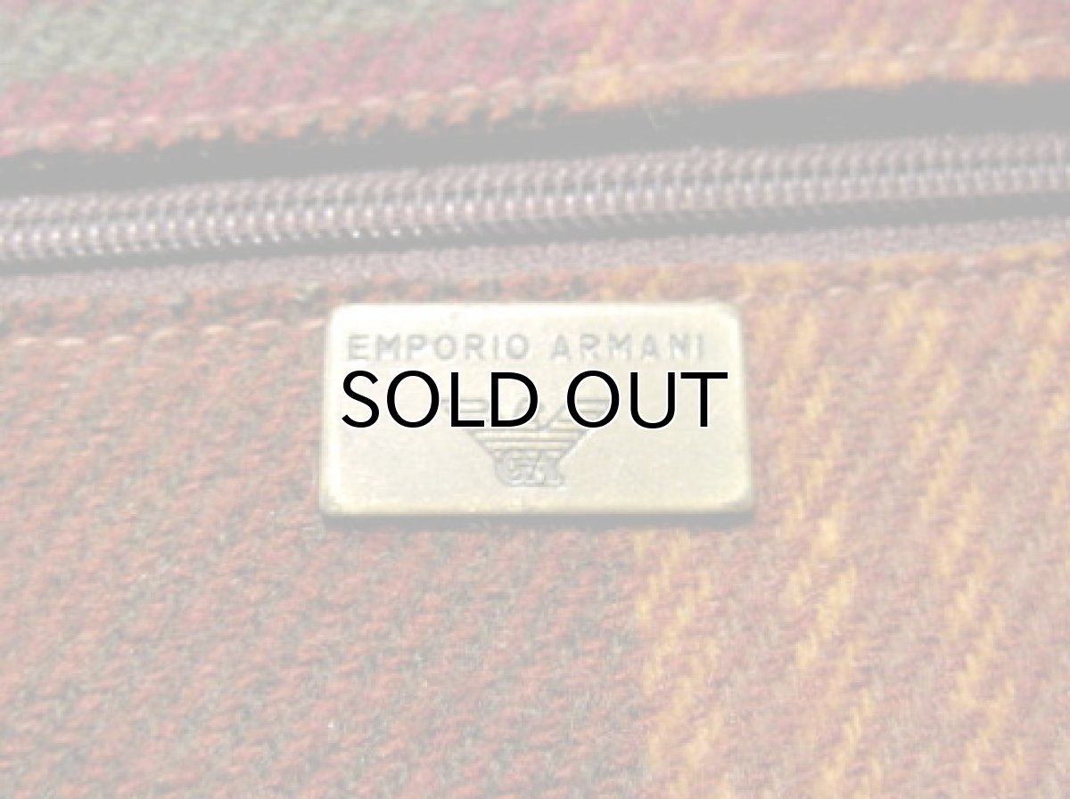 画像5: OLD "EMPORIO ARMANI" Suede Leather Shoulder Bag BROWN (5)