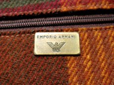 画像5: OLD "EMPORIO ARMANI" Suede Leather Shoulder Bag　BROWN (5)
