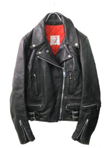 画像3: 1980's Louis Leather " Lightning "Double Riders Jacket　size XS (表記36) (3)