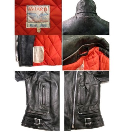 画像2: 1980's Louis Leather " Lightning "Double Riders Jacket　size XS (表記36)