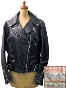 画像1: 1980's Louis Leather " Lightning "Double Riders Jacket　size XS (表記36) (1)