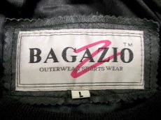 画像4: 1990's "BAGAZIO" Design Leather Pullover Dark Green / White　size XL (表記L) (4)