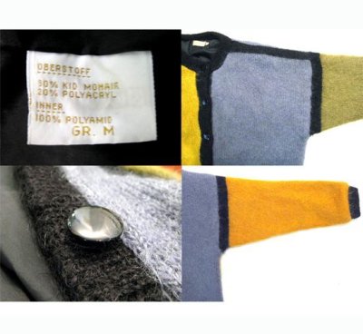 画像2: 1980-90's " YORN BOUTIQUE " Kid Mohair Crazy Color Knit Coat　size Free (表記 M)