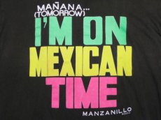 画像4: 1980's "MEXICAN" Neon Print Tee　size L - XL (表記 L) (4)