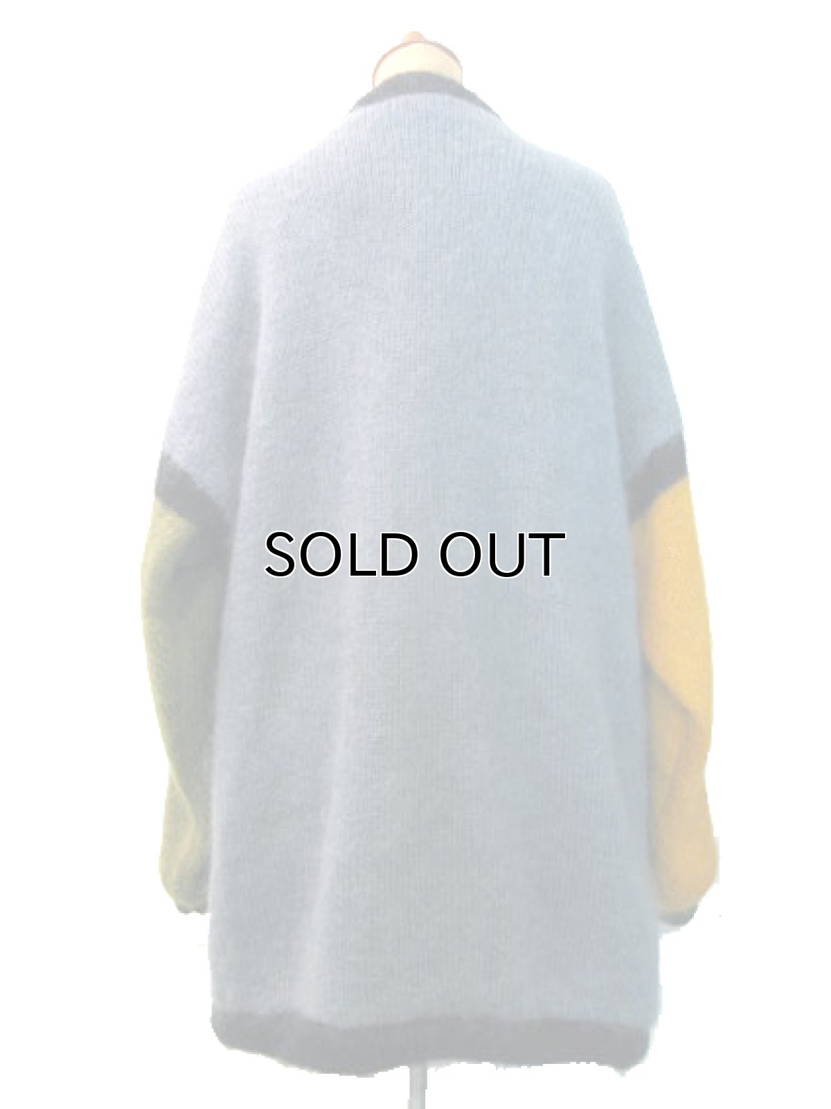 画像2: 1980-90's " YORN BOUTIQUE " Kid Mohair Crazy Color Knit Coat　size Free (表記 M) (2)