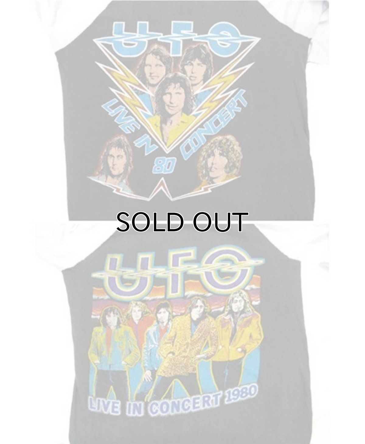画像5: 1980's "UFO"1980 TOUR Print Tee PAKISTAN Cotton size S ~ (表記 L) (5)