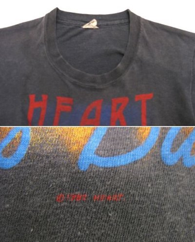 画像3: 1982's "HEART" 82 TOUR Print Tee PAKISTAN Cotton　size XS  (表記 S)