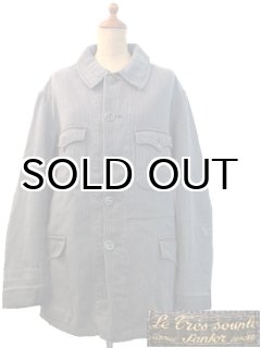 1930-40年代 フランス ヘリンボーンツイル ソルト＆ペッパー