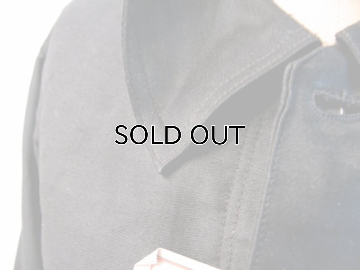 画像3: ~1950's "COCORICO" French Work Cotton Moleskin Jacket Black DEAD STOCK size S (表記なし) (3)