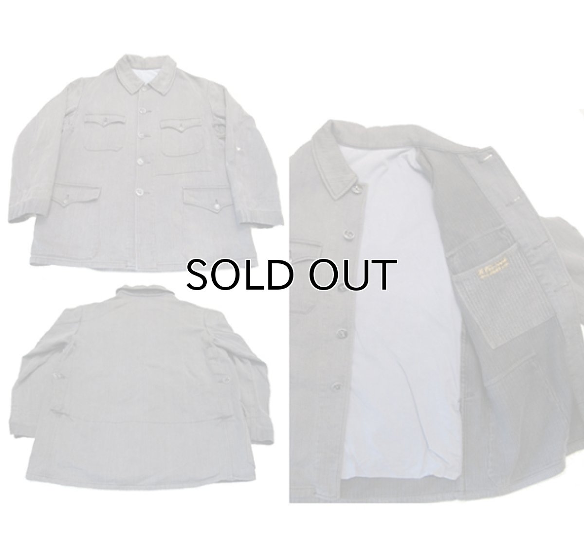 画像4: ~1950's "Le Tres Souple" French Hunting Jacket　size M (表記なし) (4)