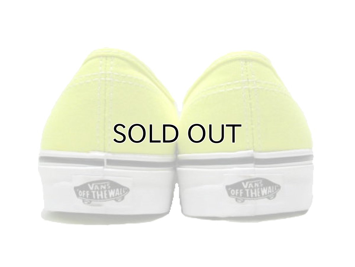 画像3: VANS AUTHENTIC 蛍光YELLOW　size 7 (3)