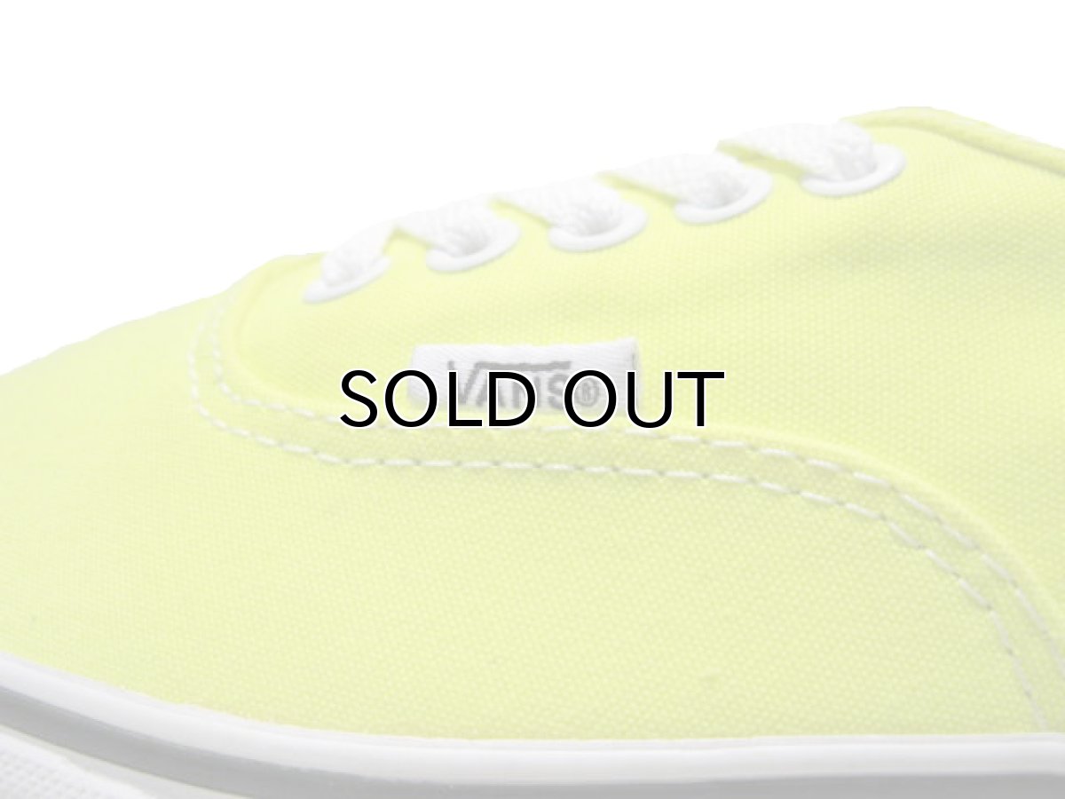 画像4: VANS AUTHENTIC 蛍光YELLOW　size 7 (4)