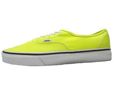 画像2: VANS AUTHENTIC 蛍光YELLOW　size 7 (2)