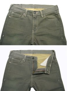 画像3: Levi's 510 SUPER SKINY Pants color : OLIVE　size w 32 (表記 30) (3)